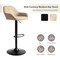 Set of 1/2/3/4 Mid-Century Modern Leatherette Gaslift Adjustable Swivel Bar Stools